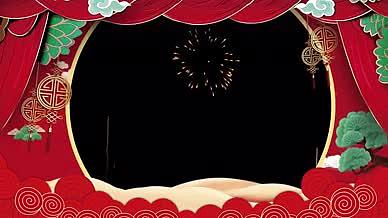 4k喜庆牛年春节新年拜年祝福边框视频的预览图